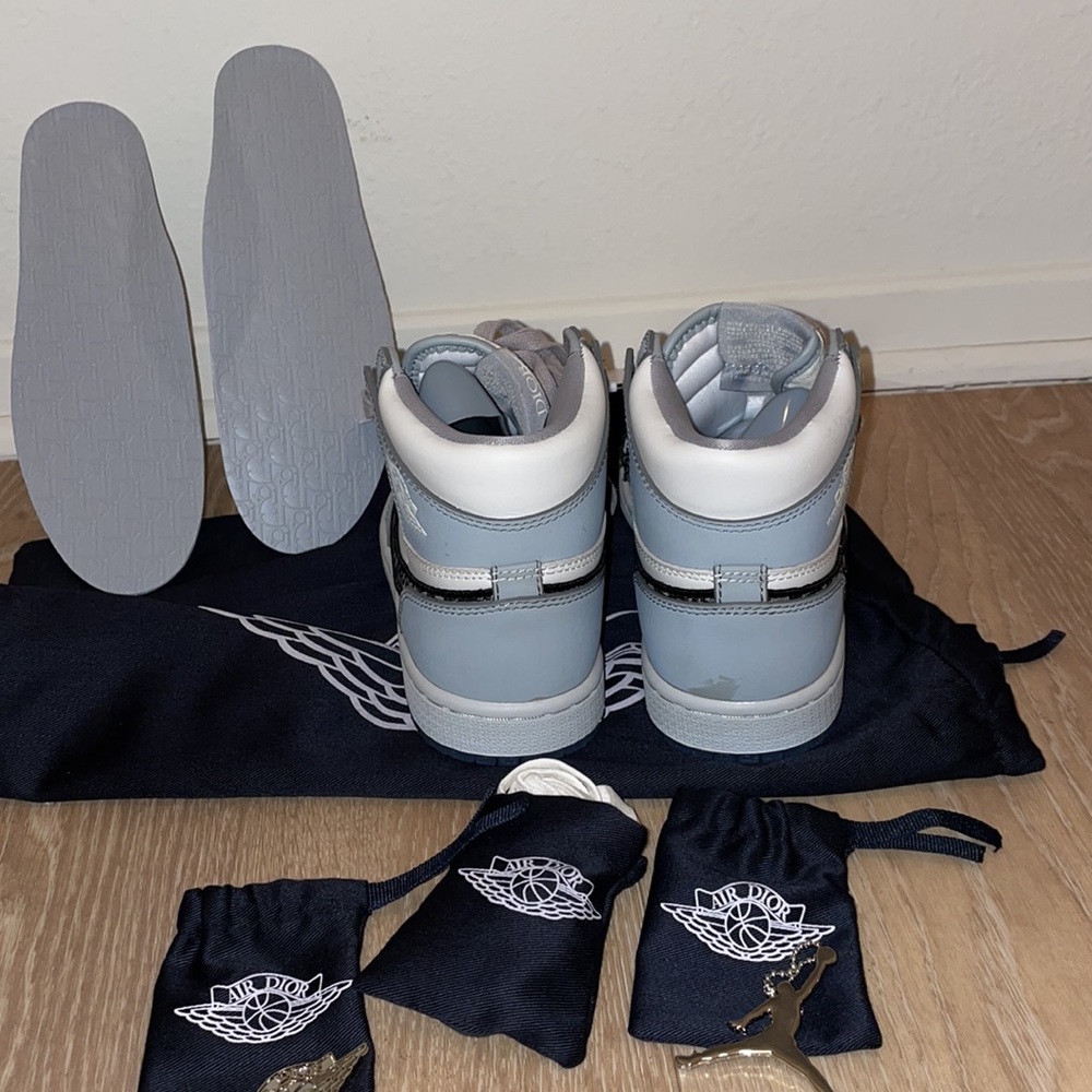 DIOR Nike NEW air Jordan 1 high - Picture 14 of 14